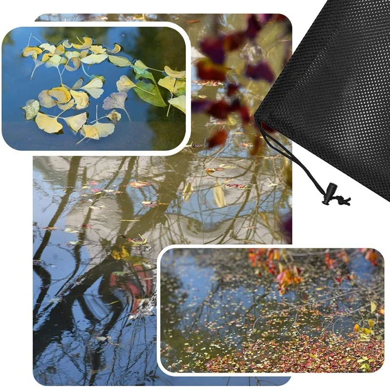 

Pond Pump Filter Bag 4 Pump Barrier Bags-Black Pond Pump Filter Net Extra Large Outdoor Drawstring Pump Net Bag