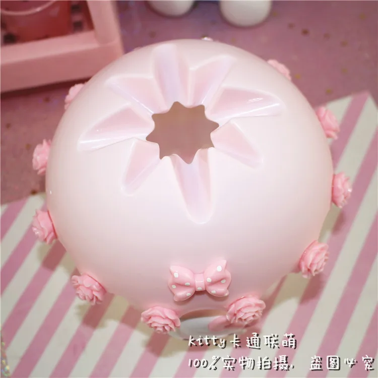 Милый мультфильм розовый Девушка hello kitty cat рулон бумажной трубки папиросный ящик