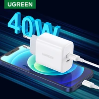 ugreen dual 20w pd usb c charger for iphone 13 12 fast charger quick charge 4 0 3 0 charging for samsung mobile phone charger