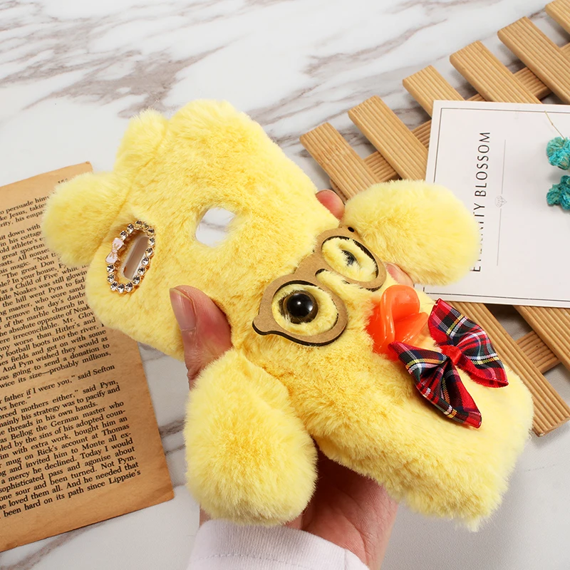 DIY Fashion Soft Furry Duck Beautiful Style Cover Protection Phone Case For TP-Link Neffos C9 5.99 inch Skin TPU Silicone Etui |