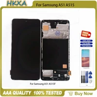oem amoled oled lcd display for samsung galaxy a51 sm a515f lcd display assembly with frame for samsung a51 sm a515u