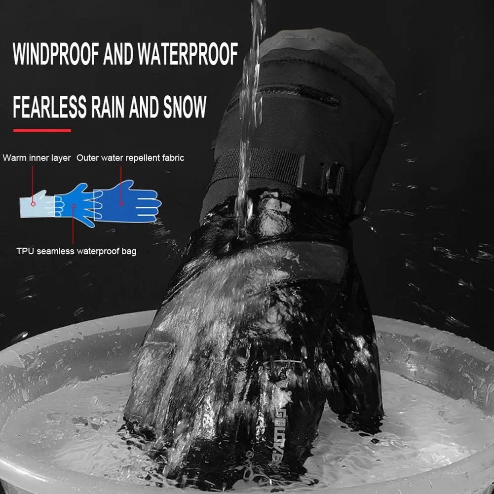 

Winter Ski Gloves Screen Non-slip Mountaineering Gloves Riding Gloves Anti-slip Motorcycle Gloves