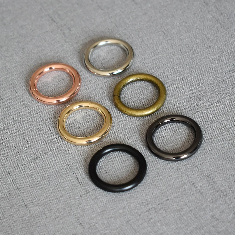 

10 pcs/pack metal O Ring Leather Bag Belt Strap Dog Chain Buckle Snap Clasp DIY Metal Heavy Duty Hand Bag Accessories