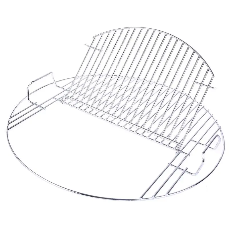 Новинка 2021 круглая антипригарная термостойкая сетка для барбекю из нержавеющей