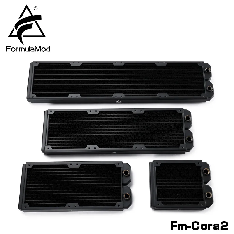 FormulaMod Fm Кора BK 120/240/360/480 мм Медь черный однорядные радиатор 29 Толщина подходит для