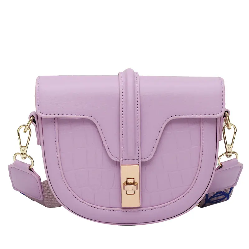 2020 New French Niche Handbags Korean Fashion Texture Net Red All-match Diagonal Saddle Bag | Багаж и сумки