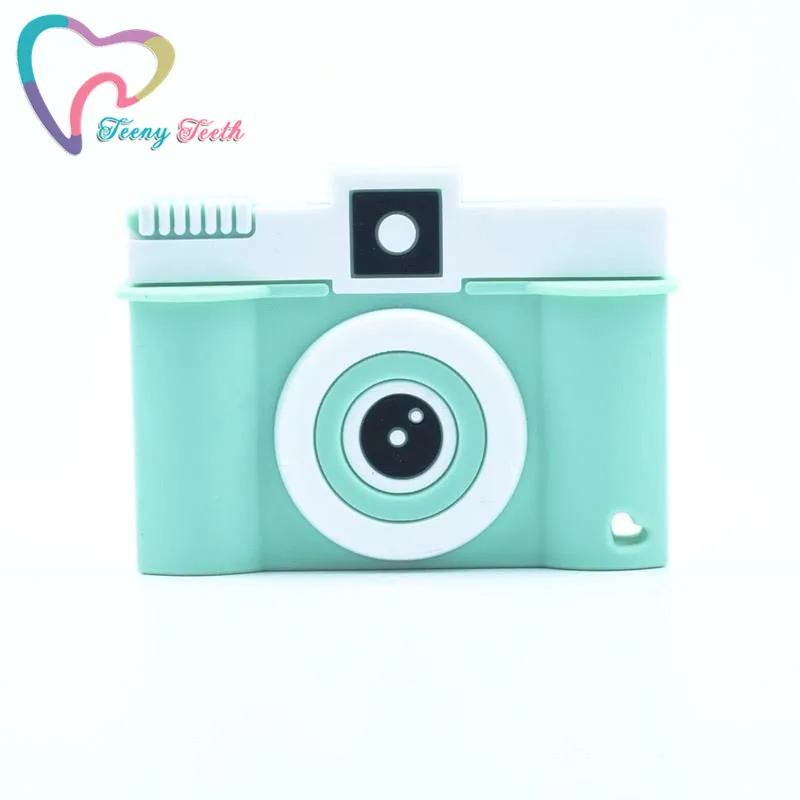 10 PCS Soft Silicone Camera Shaped Teether Toddler Molar Teeth Pain Relief Tool Kids Educational Toy Baby Shower Gift | Мать и ребенок