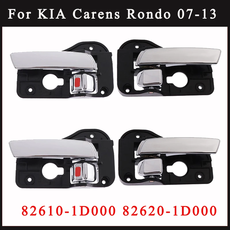 Manija de puerta izquierda y derecha para coche KIA, manijas internas de repuesto para automóvil, para KIA Carens Rondo 2007, 2008, 2009, 2010, 2011, 2012, 2013, 82620-1D000