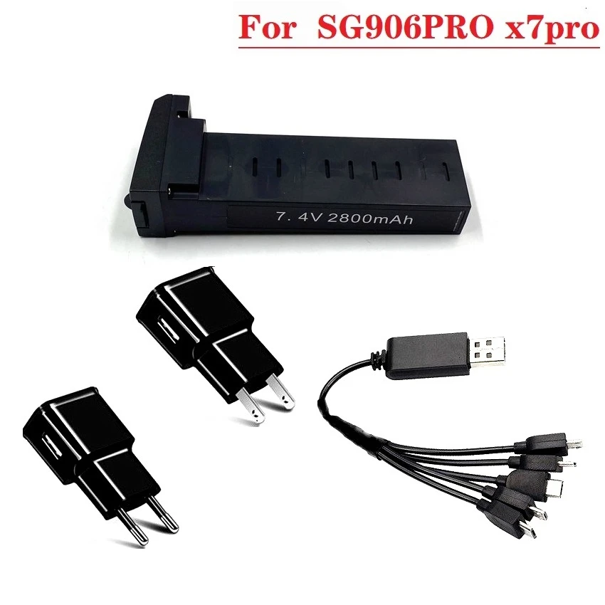 Оригинальный аккумулятор SG906 PRO / x7 Pro для Дронов 7 4 В 2800 мАч комплекты зарядных