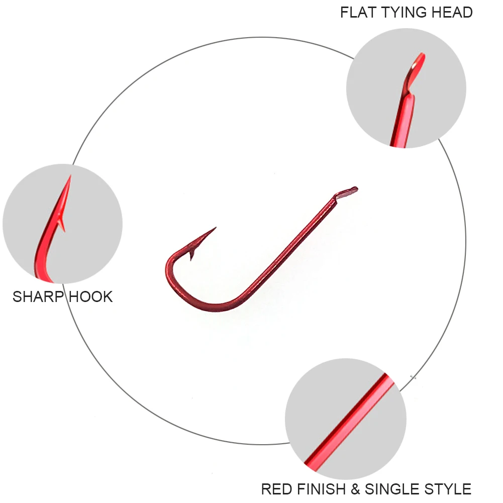 Рыболовные Крючки 100 шт. рыболовные крючки для живой приманки из