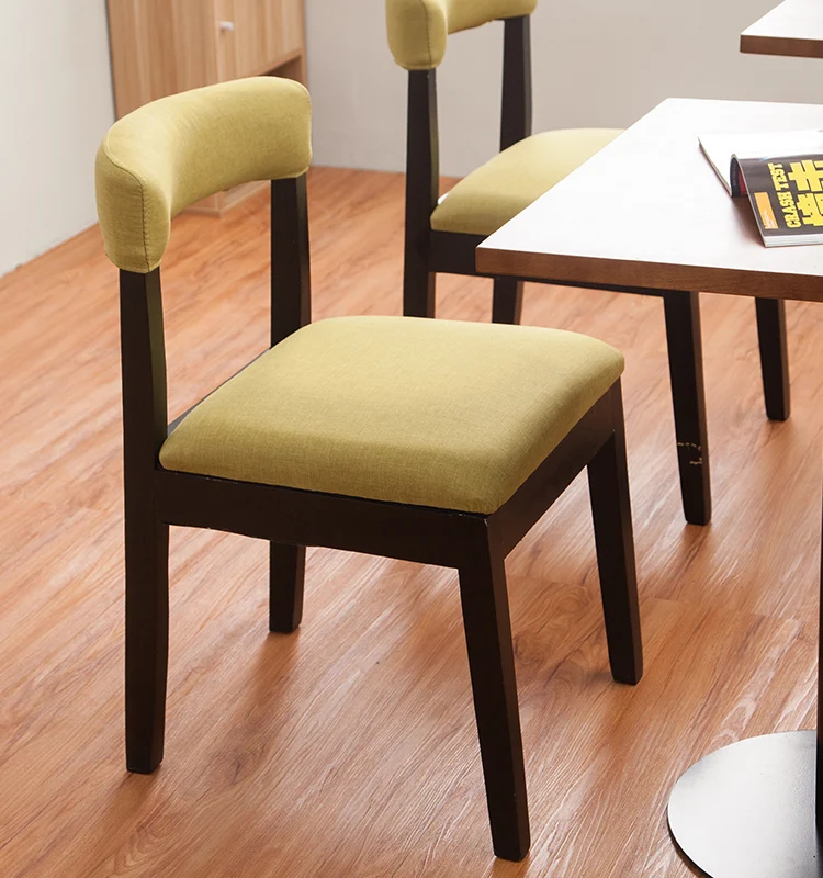 Home dining chair solid wood simple computer office special coffee stool |