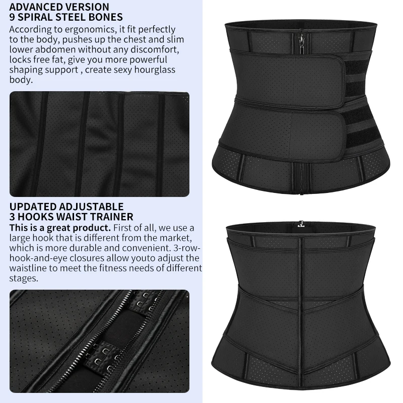 Женский тренировочный корсет для талии триммер пояс коррекции фигуры спортивный