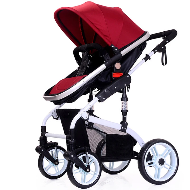 Портативная многофункциональная детская коляска 3 в 1 с высоким пейзажем для