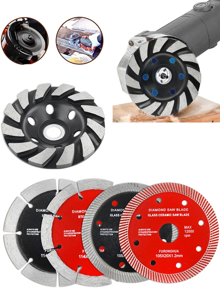 

100mm/104 mm/114mm Diamond Grinding Wheel Cutting Disc for Marble Concrete Masonry Stone Diamond Grinding Wheel