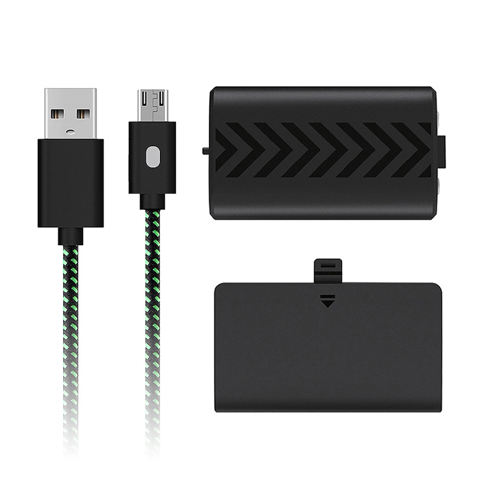 

Game Controller Charging Kit Gamepad Charging Kit Accessories For XBOX ONE S/X 1200mah Battery 3m Braided Cable Dropship