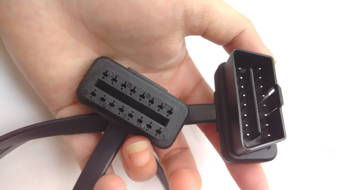 Новинка 60 см 16-контактный OBDII OBD 2 OBD2 Кабельный разъем диагностический инструмент