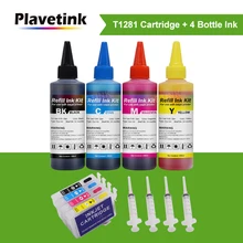 T1281 T1282 T1283 T1284 Ink Cartridge For Epson Stylus S22 SX125 SX430W SX435W SX438W SX440W Printer + 100ml Ink refill kit