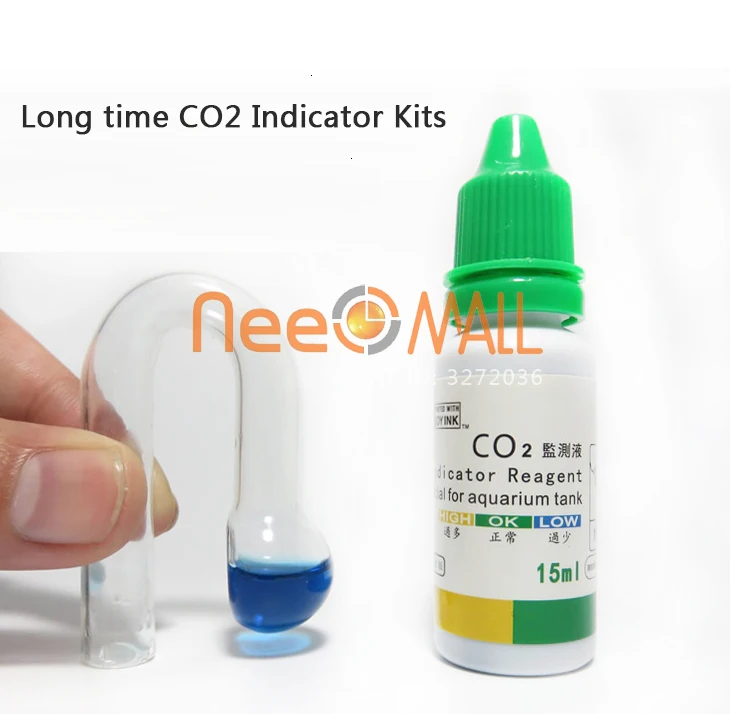 Chihiros VIV U форма повесить на стекло Аквариум CO2 тест ing Kit с индикатором 10 мл тестовая жидкость для контроля качества воды