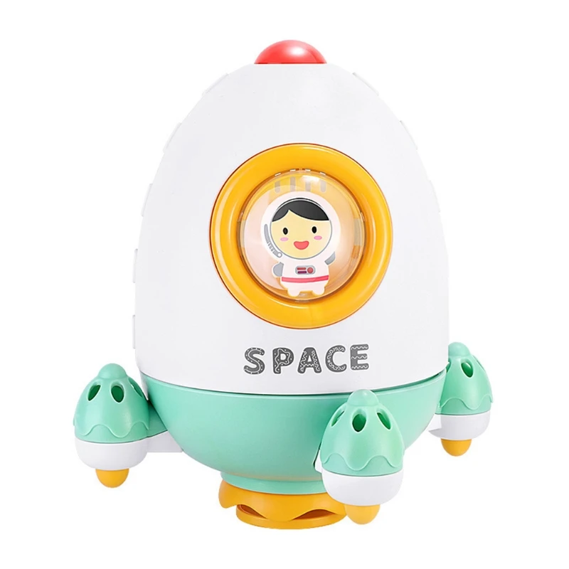 

Swimming Pool Toys Education Toys Bath Playing Toys Rocket-Shape Shower Rose Shower Toys Rotated Shower Rose Bathtub Toy