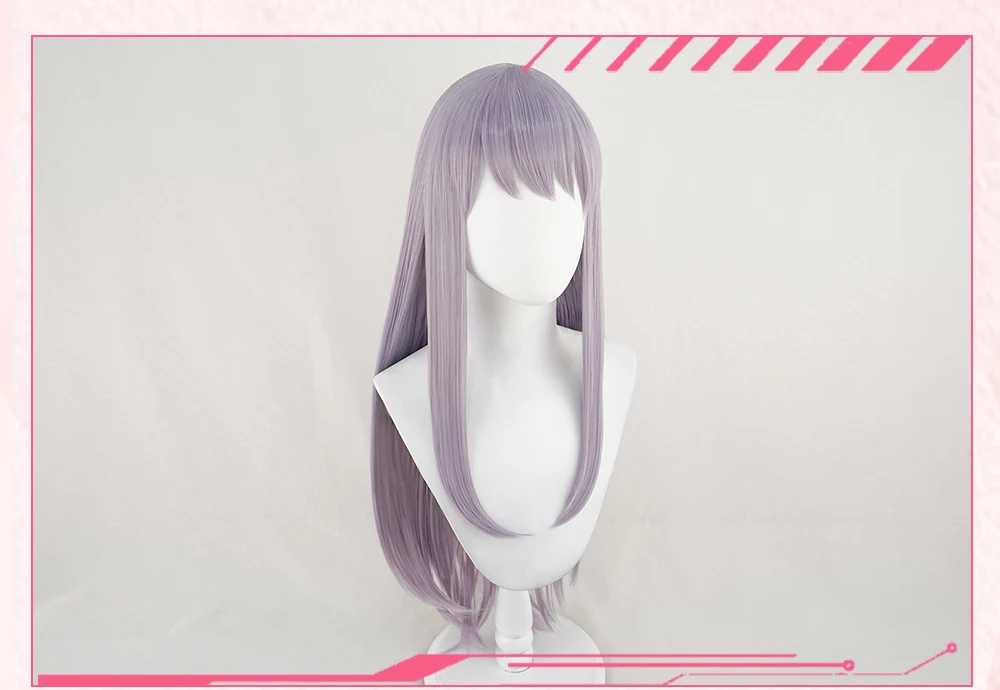 AniHut Minato Yukina Wig Game BanG Dream! Cosplay Wig Synthetic Purple Women Hair Anime BanG Dream Cosplay Minato Yukina Costume