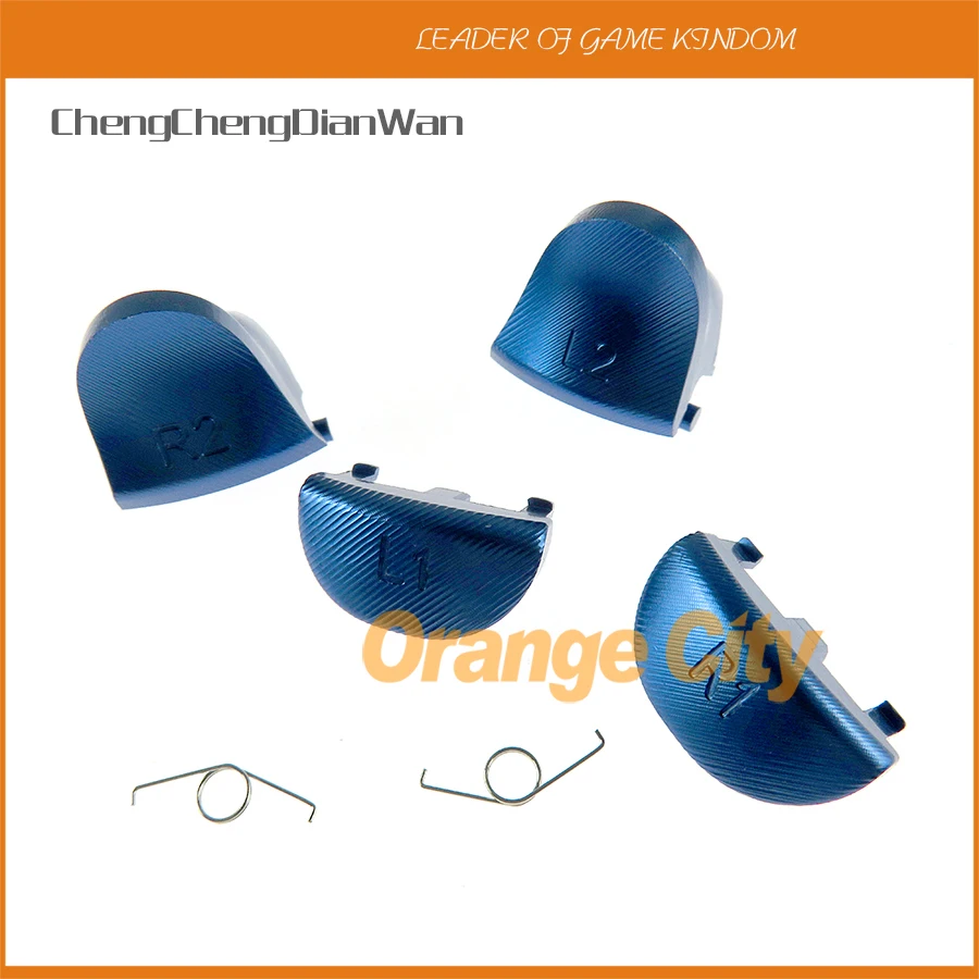 1 Набор Цветной алюминиевый сплав металла L1 R1 L2 R2 спусковой кнопки с пружинным