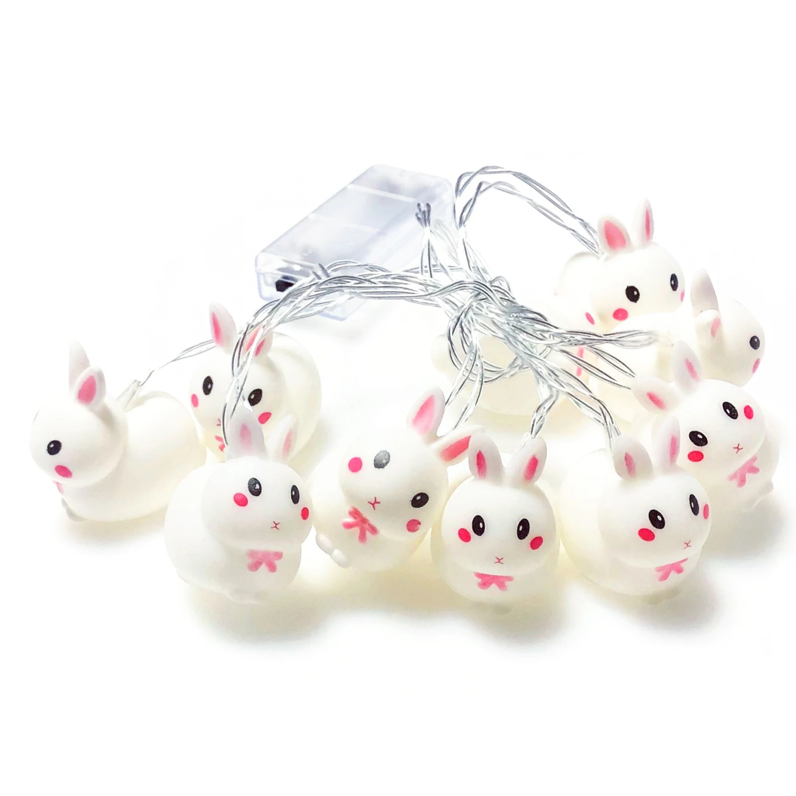 

EasterBunny Light 10 LED Decorative Hanging Light Ornaments Happy Easter Chick Bunny LED Light Lantern string Home Holiday Party