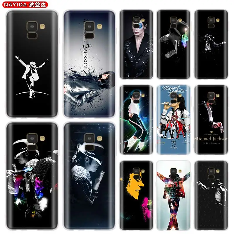 Мягкий чехол для Samsung galaxy A21 A31 A41 A51 A71 A90 A80 A70 A60 A50 A40 A30 A20 A10 a30s a40s Майкл Джексон -