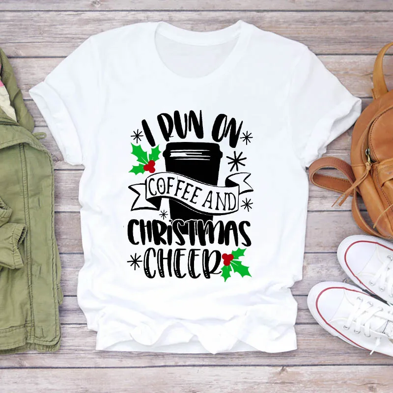 Женские футболки с принтом кофейной снежинки праздничная Мода Счастливого