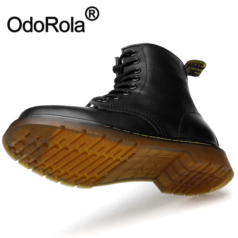 Ankle Boots Genuine Leather Autumn Winter Men's Women's Martin Boots Fashion Motorcycle Boots Outdoor Working Snow Boots