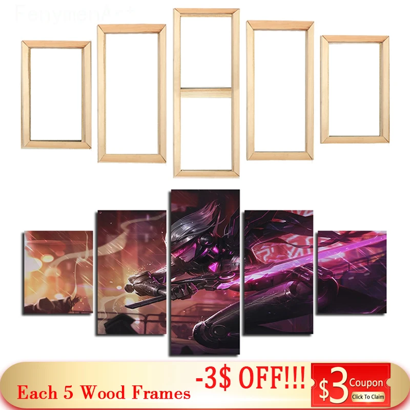 

Posters Photos Frame Large Size Custom DIY Natural Wood Frame for Canvas Oil Painting Wall Art Picture Prints Wooden Frame
