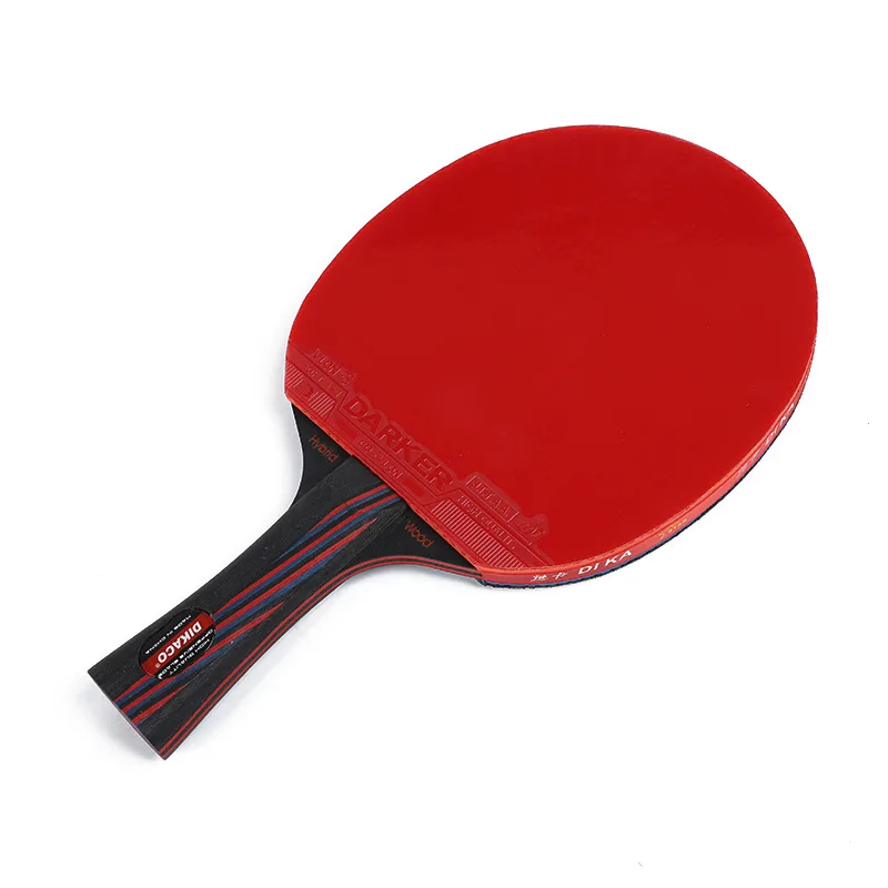 

Комбинированная деревянная профессиональная ракетка для настольного тенниса, двухсторонняя ракетка, синяя резиновая ракетка для пинг-пон...