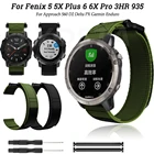 Ремешок нейлоновый для Garmin Fenix 6 6X Pro 5X, 26 дюймов, 22 мм