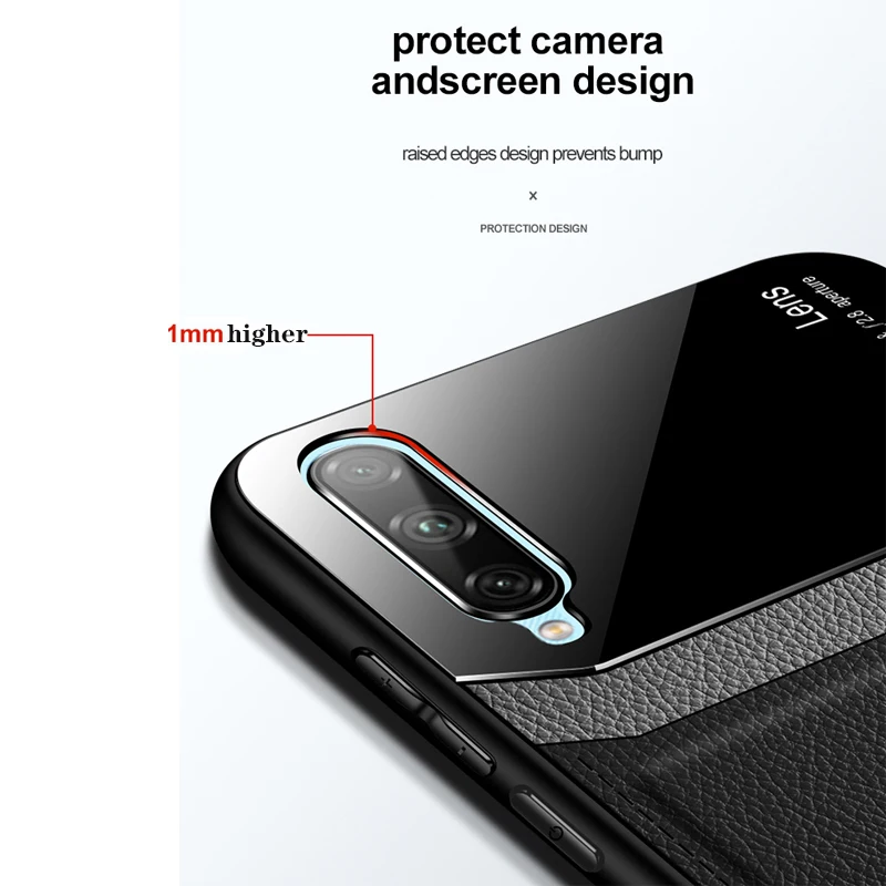 Кожаный зеркальный чехол для Samsung Galaxy A51 A71 A50 A70 A30 A20 A10 S20 S10 Plus Ultra S9 S8 Note 10 9 8 A7 2018