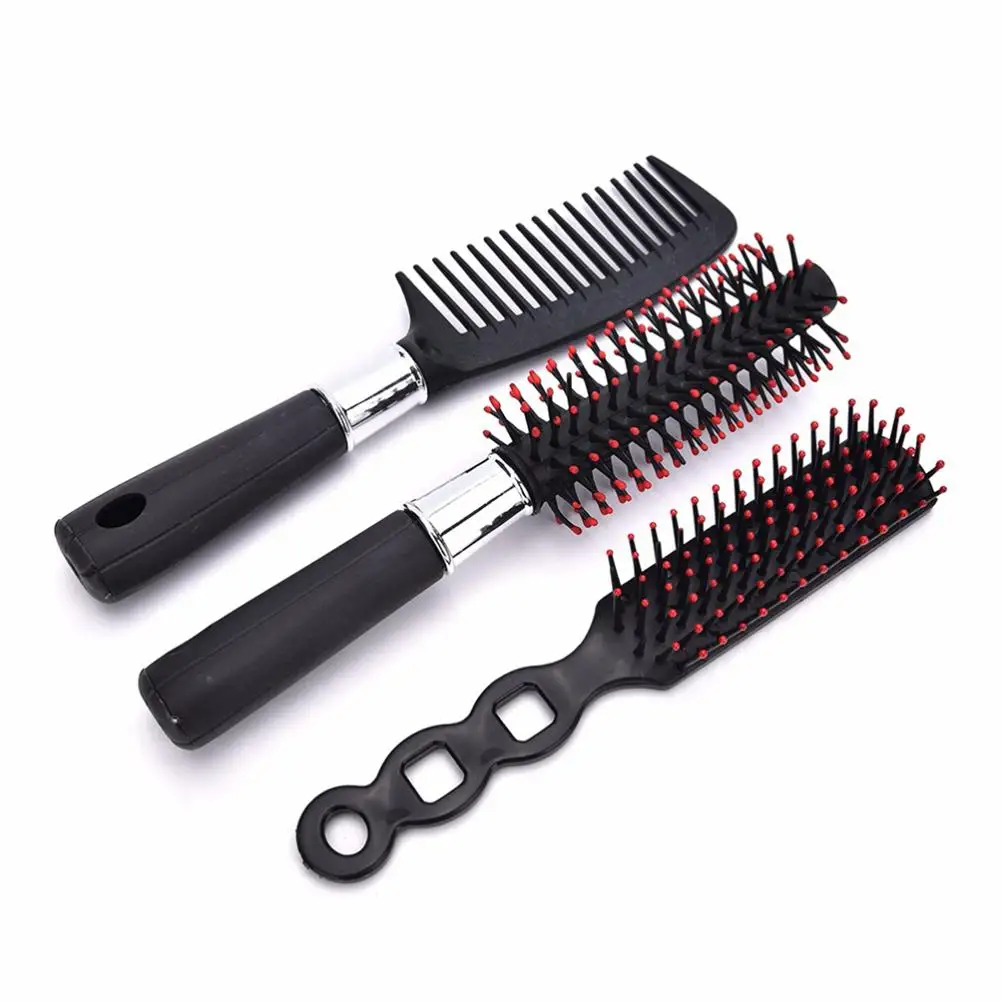 3 шт./компл. профессиональные наборы расчесок для волос Антистатическая щетка