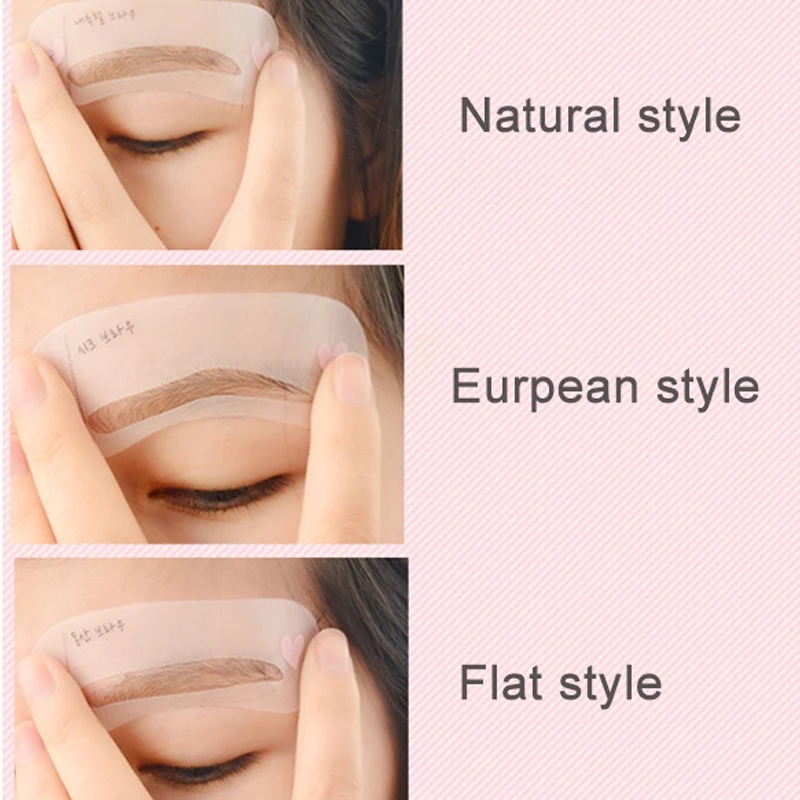 3 стиля/набор трафареты для ухода за бровями|Средства роста бровей| |