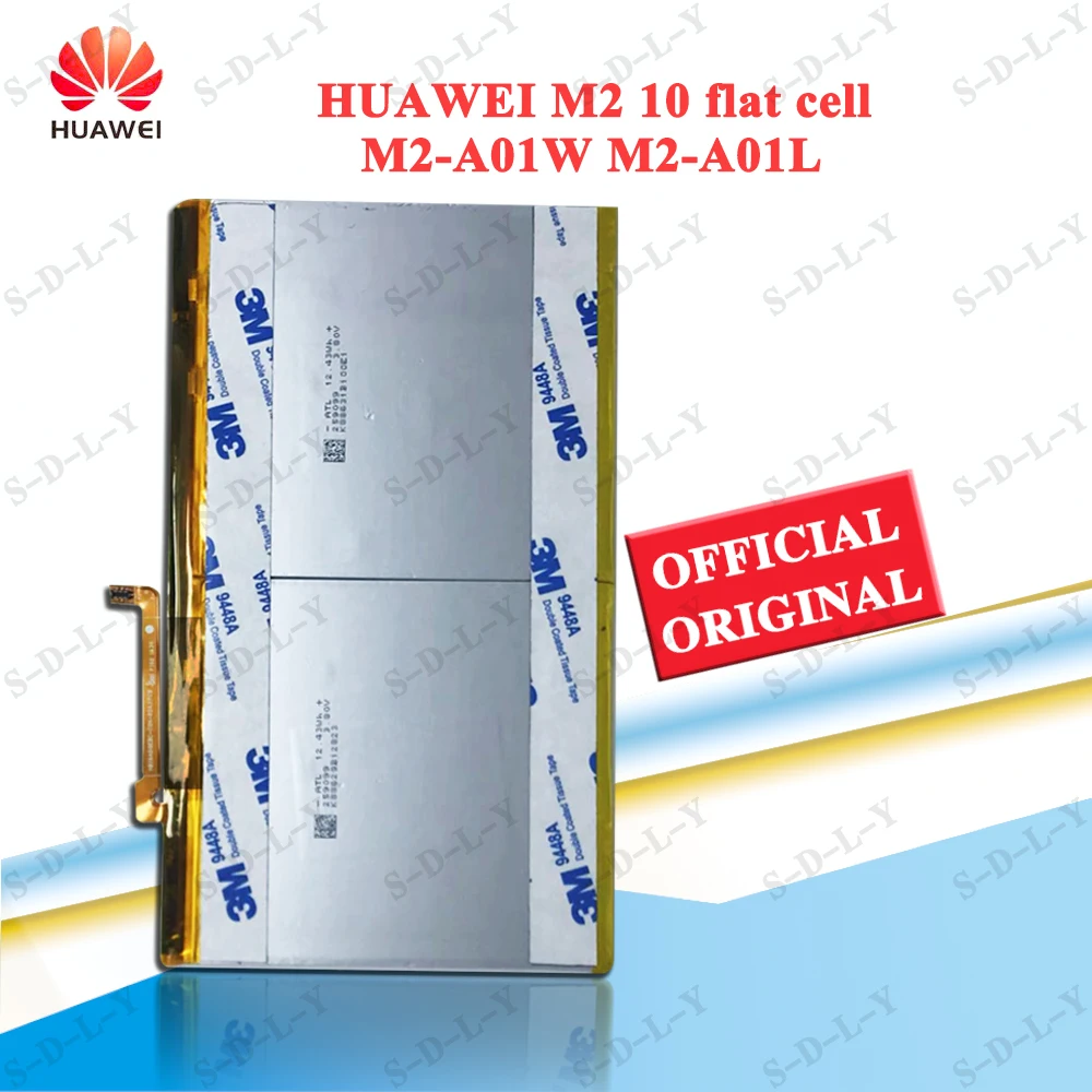 

For HUAWEI M2 10 flat cell M2-A01W M2-A01L battery HB26A510EBC Battery