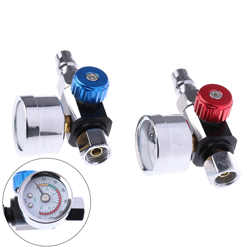 Spray Gun Adjust Air Pressure Regulator Gauge Car Auto Repair Painting Tool Accessories Pneumatic | Инструменты