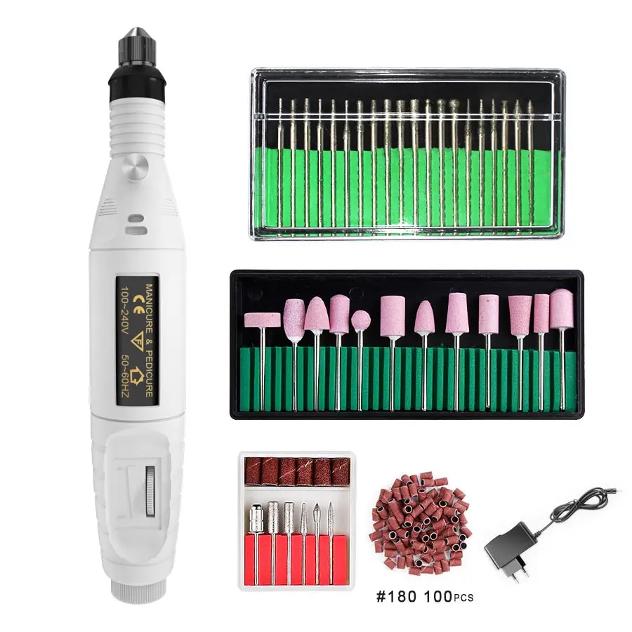 Selling Kit 5 OLOEY маникюрный станок электрические сверла для ногтей набор фрезы для прибор для маникюра, педикюра для удаления керамического резака - Цвет: Selling Kit 5
