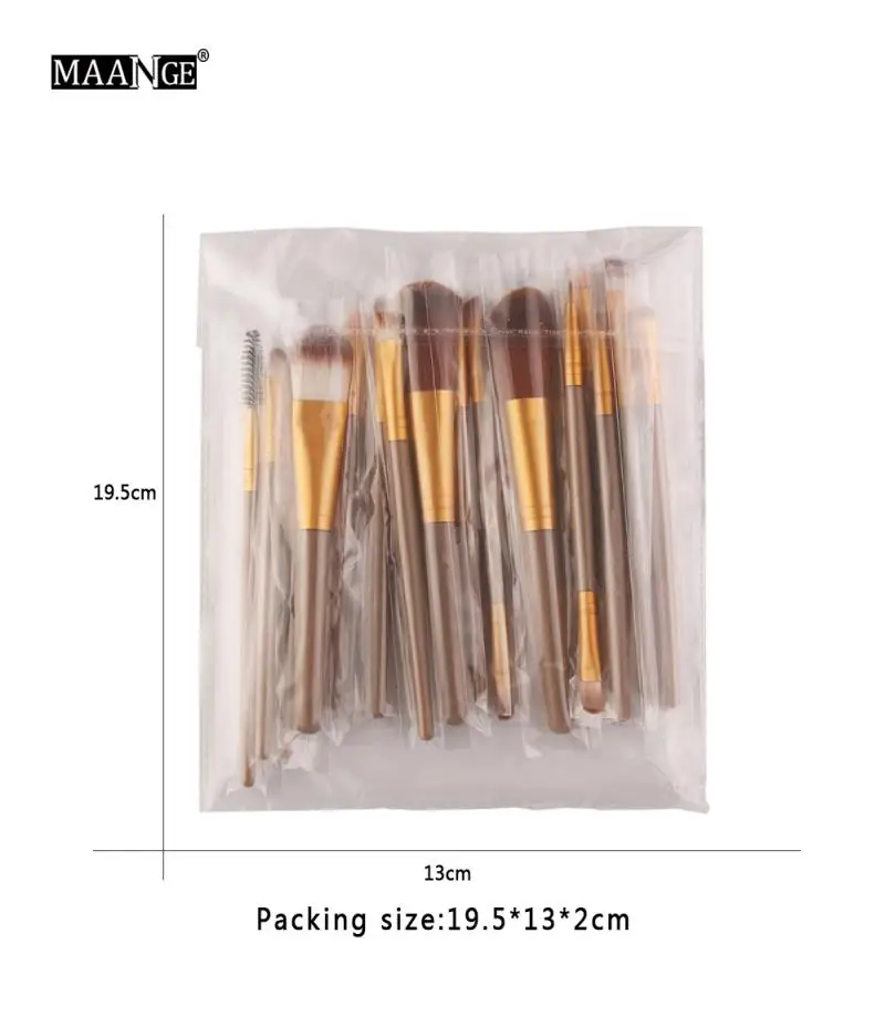 Профессиональный 7 Цвета кисти для макияжа Набор 18 шт./лот красота инструмент