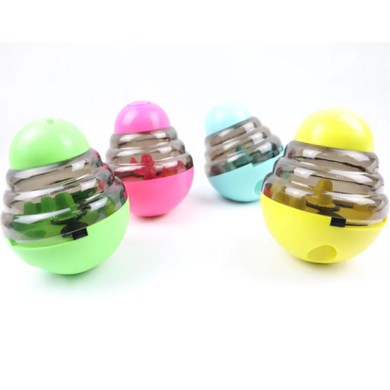 

2021 Interactive Cat Toy IQ Treat Ball Smarter Pet Toys Food Ball Food Dispenser For Cats Playing Training Balls Pet Supplies
