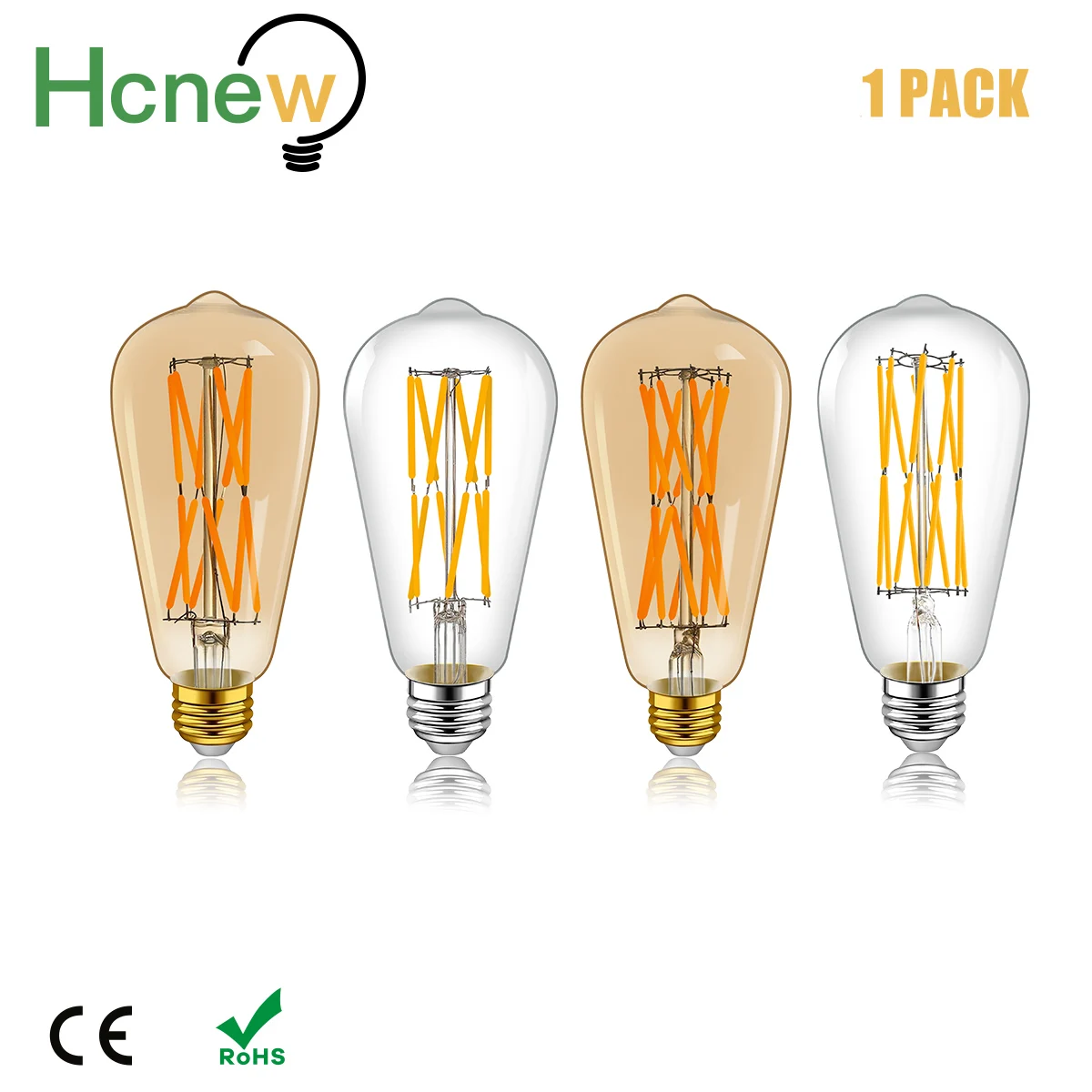 ST64 12 Вт 16 Эдисон светодиодный лампы накаливания 220V E27 старинные ретро Edison