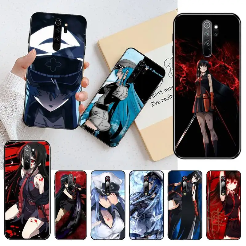 HPCHCJHM аниме Akame Ga Kill DIY Роскошный чехол для телефона Redmi Note 8 8A 8T 7 6 6A 5 5A 4 4X 4A Go Pro -