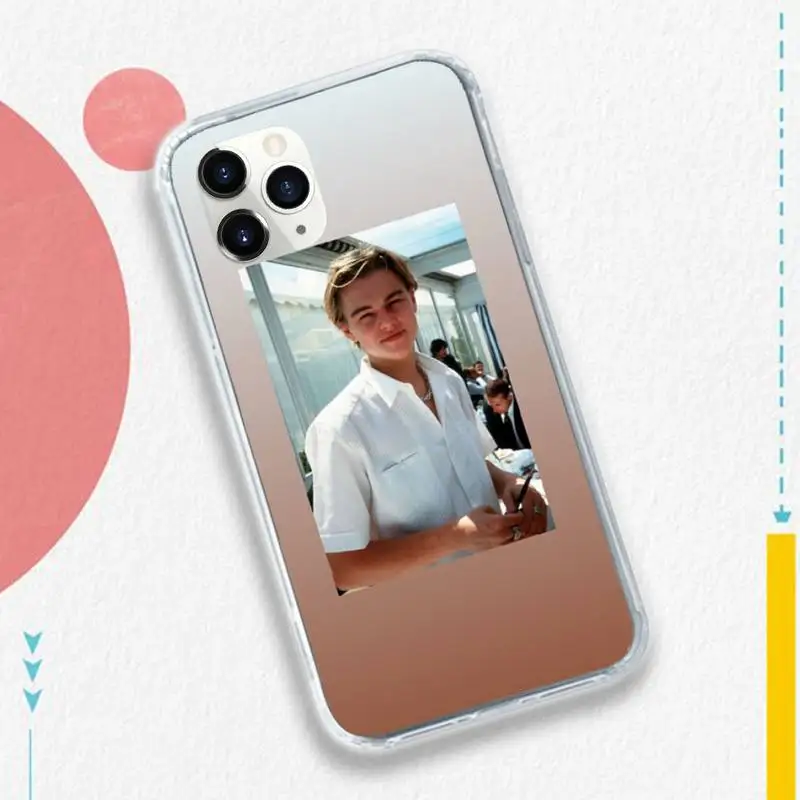

Leonardo Dicaprio young cool Phone Case for iPhone 11 12 pro XS MAX 8 7 6 6S Plus X 5S SE 2020 XR
