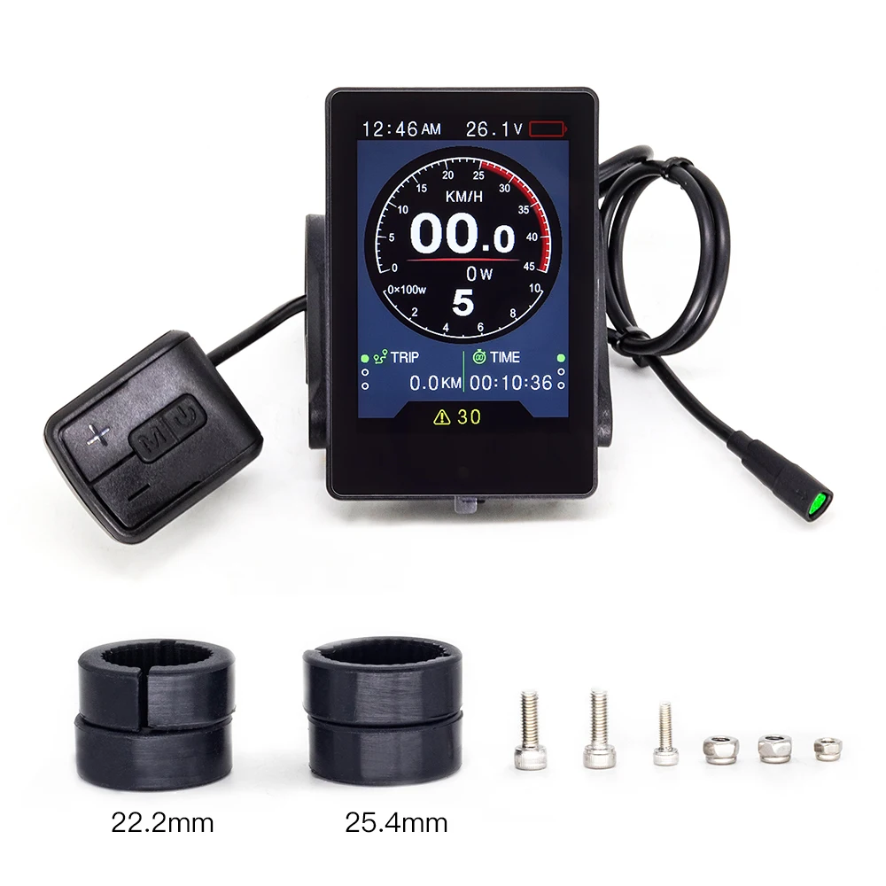 Дисплей для электровелосипеда Canbus 860C треугольный разъем мотора Bafang M400 M600