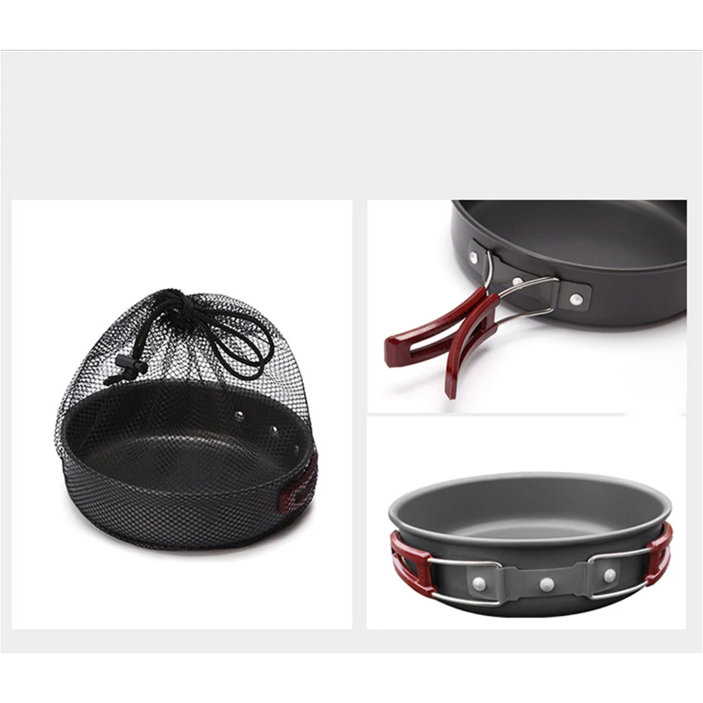 20cm Outdoor Pan Frying Portable Camping Cooking Pot Picnic Ware Tableware Utensils | Спорт и развлечения