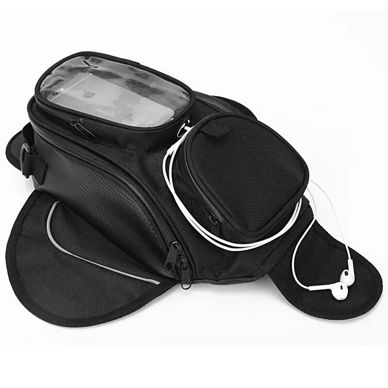 

Motorcycle Oil Fuel Tank Bag Motorbike biker Case Luggage Magnet Belt Seat bag racing bike saddle Bag For iphone Samsung GPS