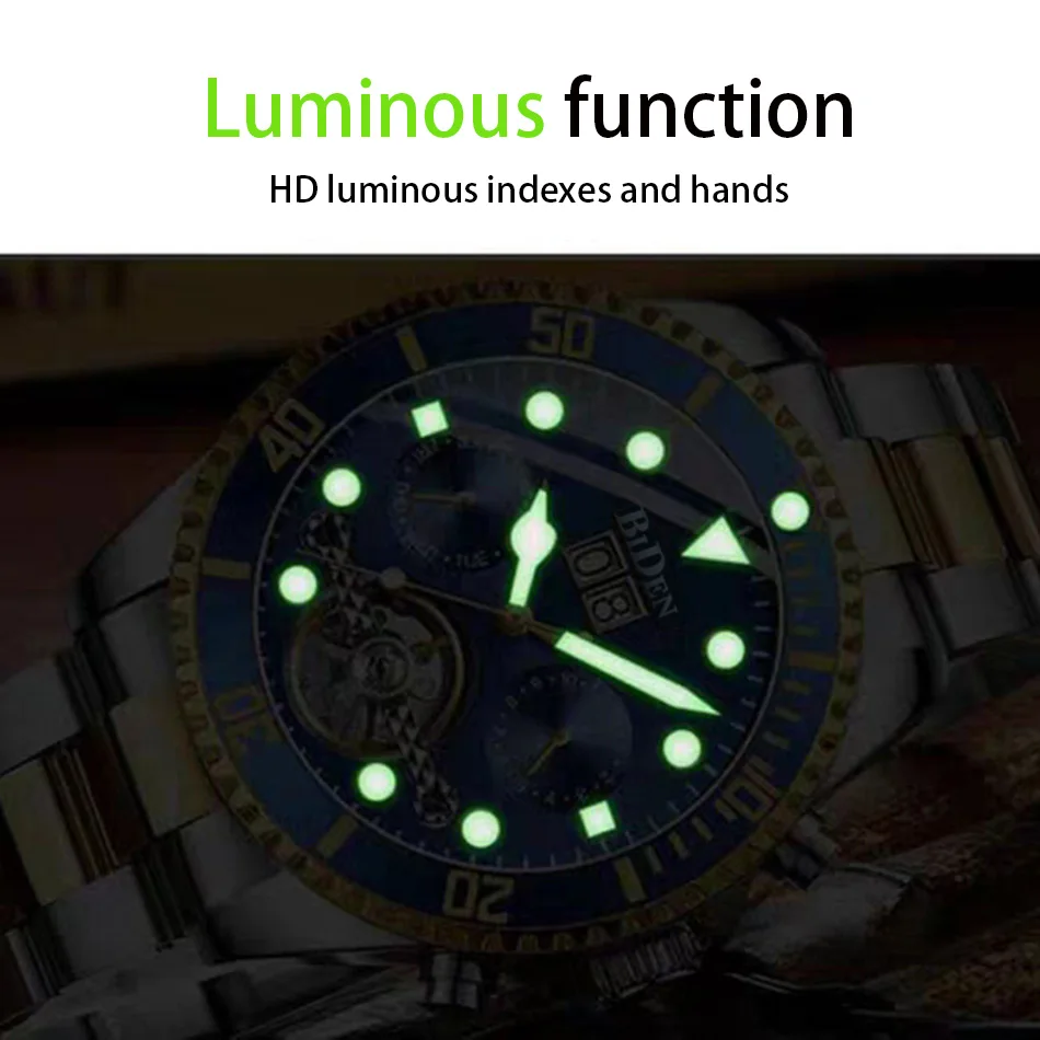 Роскошные Мужские автоматические механические часы классические полые