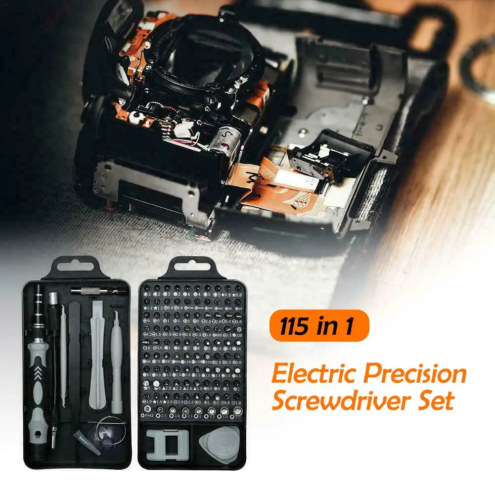 

115in1 Screwdriver Set For Phone Mini Precision Magnetic Screwdriver Computer PC Mobile Phone Device Repair Hand Tools