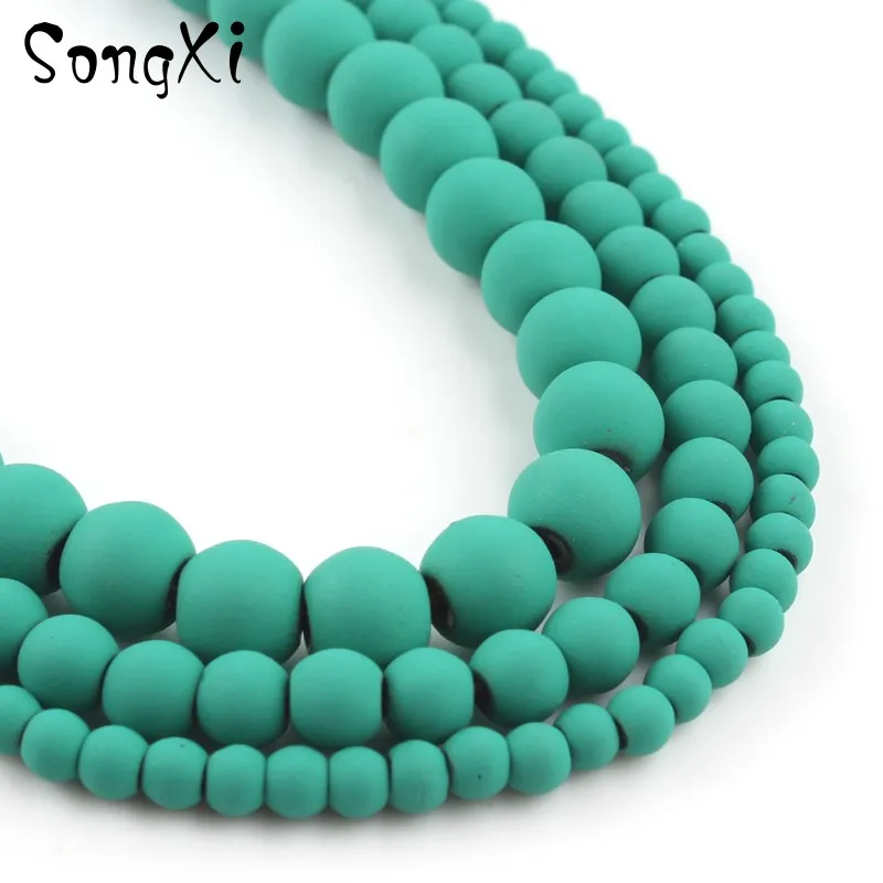 Травяной зеленый гематит бусины натуральный камень Резиновые Круглые свободные