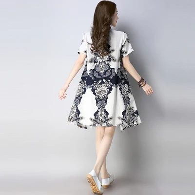

Cotton Dress For Women Linen Ladies Dresses Loose Roupa Feminina Vestidos Mujer Vestidos De Fiesta De Noche Robe Femme